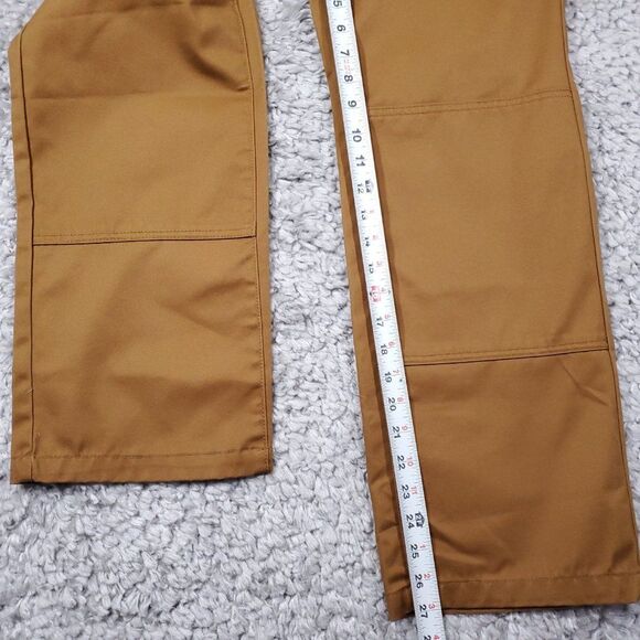READ PacSun Straight Leg Double Knee Pants Men's 30 x 30 Tan Brown Stretch - Picture 8 of 11